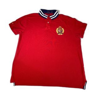 Polo Ralph Lauren mens Red shirt custom slim fit large